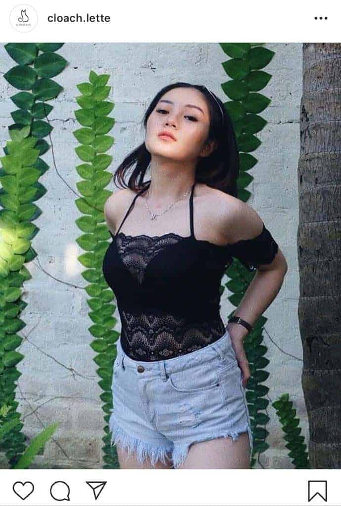 Black bralette with black off shoulder