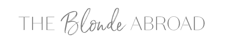 the blonde abroad