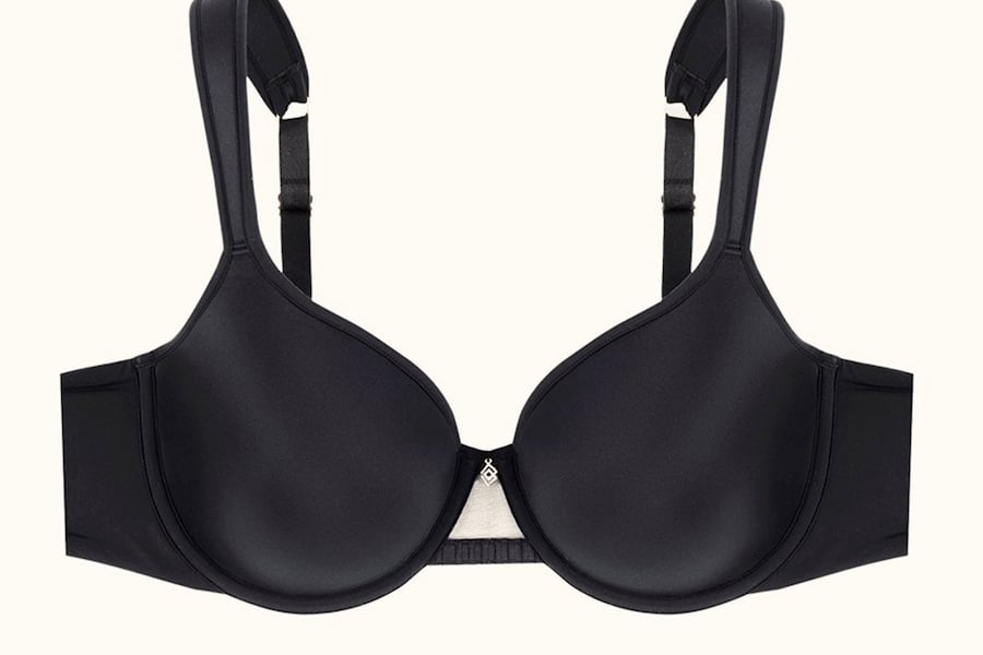 The black Perfect Coverage Bra from Third Love