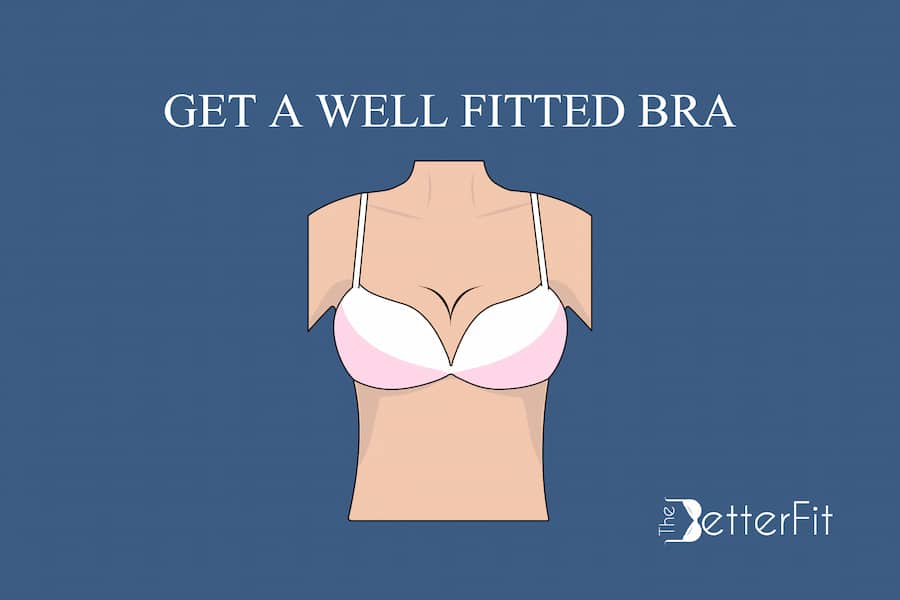 A well fitted bra will make your breasts look bigger