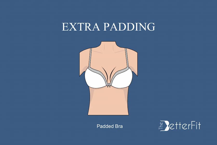 Add extra padding to make your small breasts look bigger
