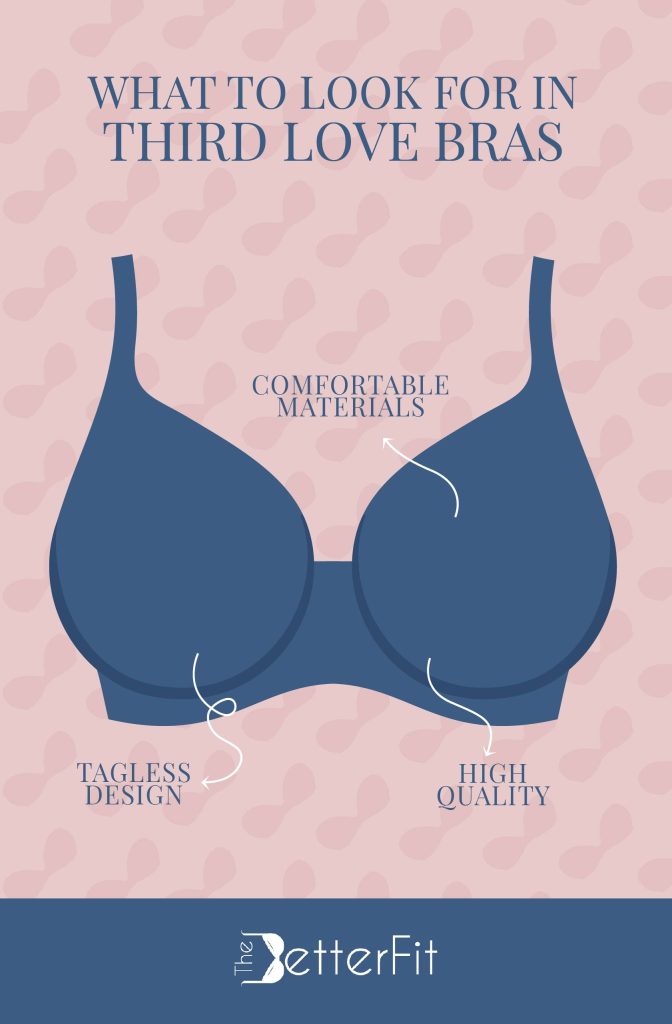 It is made from high-quality comfortable materials, and has a tagless design are the things you look for in a bra from Third Love