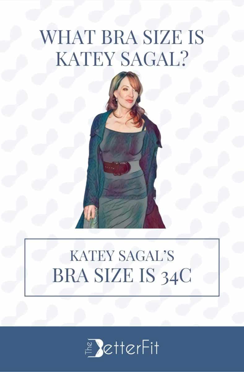 Graphic image of Katey Sagal with 34C bra size wearing a black bodycon dress and black coat